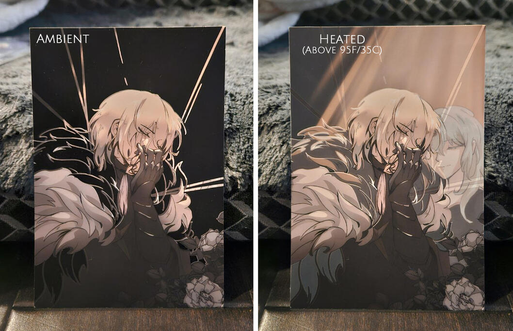 Temperature Sensitive PostCards